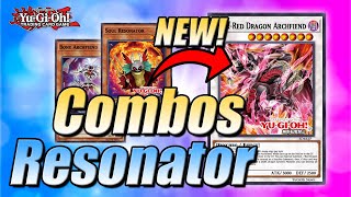 NEW RESONATOR RED DRAGON ARCHFIEND COMBOS! | POST STRUCTURE DECK: PULSE OF THE KING! | Yu-Gi-Oh!
