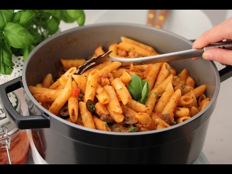 Video: Gebakken Pasta Met Groenten: Een Stapsgewijs Recept Met Een Foto