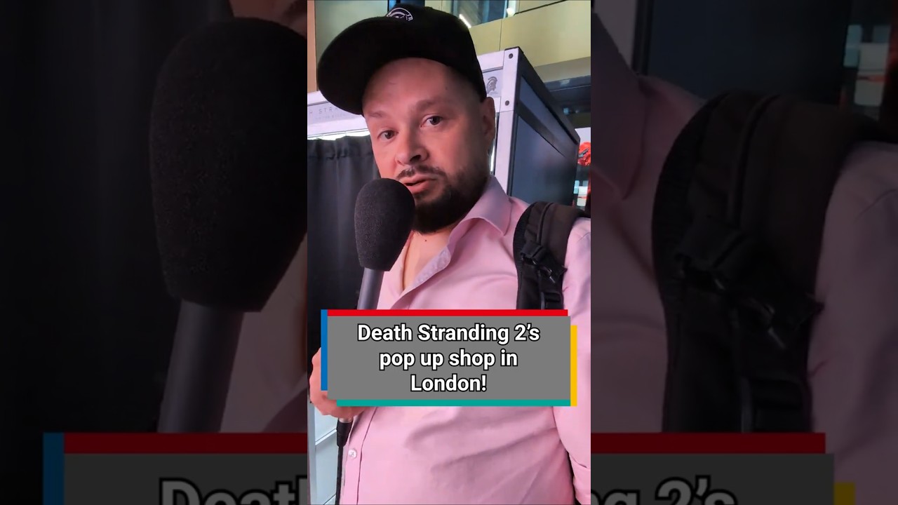 The Death Stranding 2 pop-up shop was AMAZING