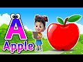 Phonics Song 2 with TWO Words in 3D - A For Airplane - ABC Alphabet Songs with Sounds for Children