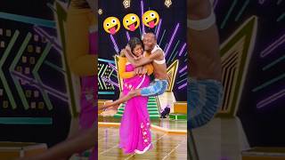 রজব তাহিমার কোলে লাফ মেরে চেপে পড়লো 🤣 #danceshow #dance #danceperformance #comedy