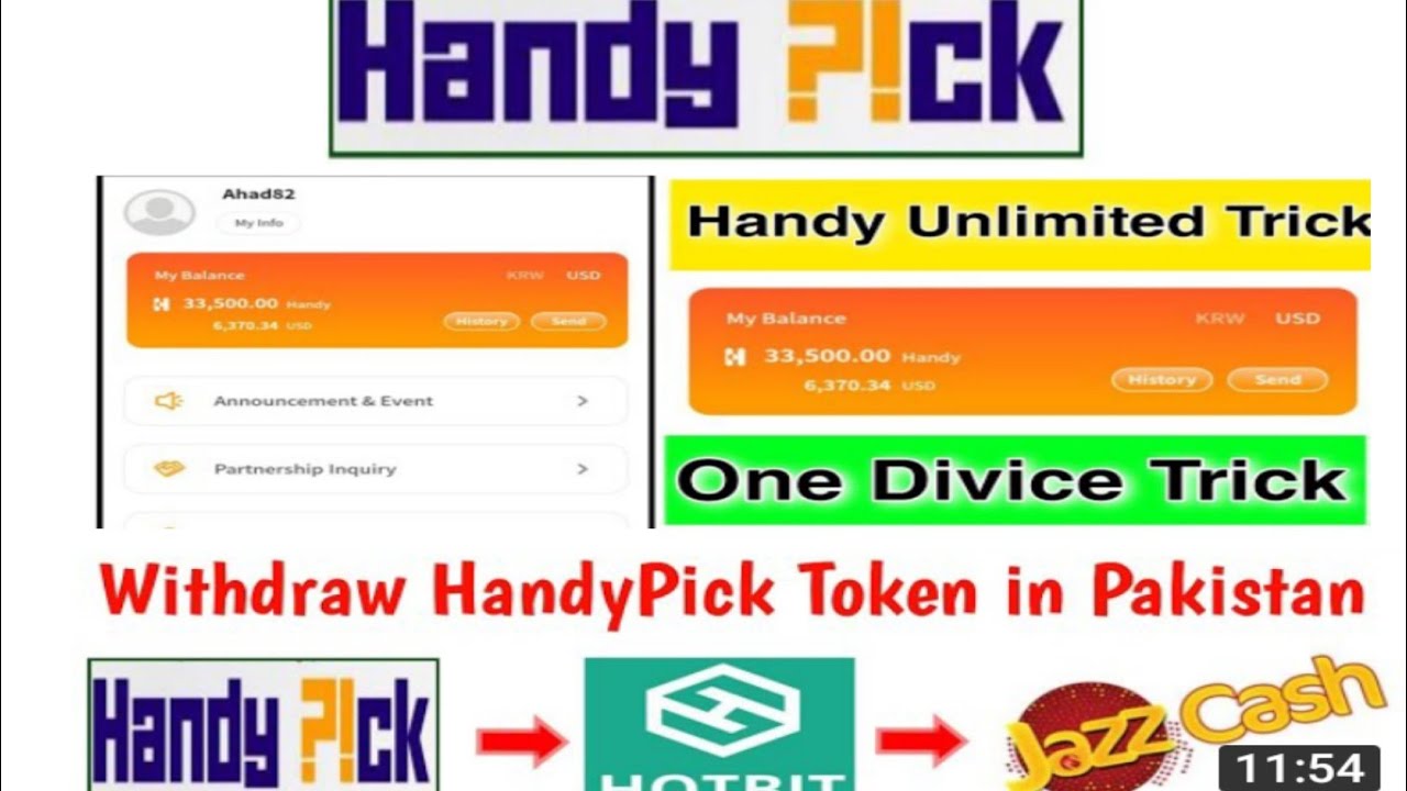 handy pick earning app full review || earn unlimited handy trick || handy pick withdraw proof