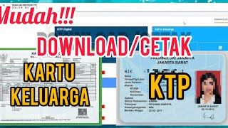cara download KTP dan KK resmi dukcapil