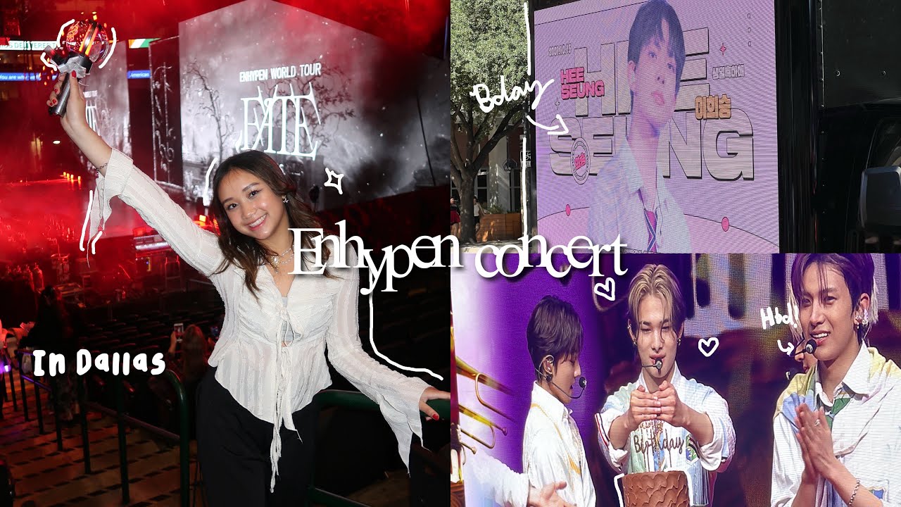 enhypen concert ₊˚ʚ ᗢ₊˚✧ ﾟ. | heeseungs birthday!!, riize and enhypen album unboxing, Sony angels