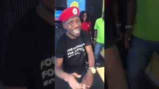 UGANDA: Bobi Wine dancing to Kyarenga with Gaetano and Lucky on Capital FM Morning