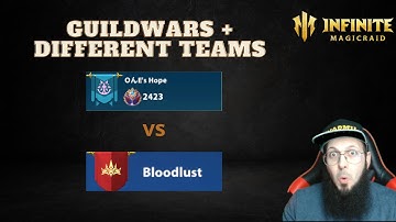 Guildwars & Different teams! - Infinite Magicraid