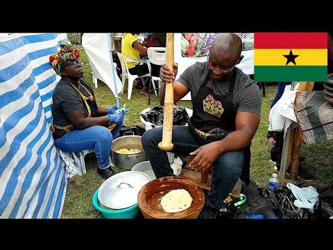 Street food from Ghana - Ghana food tour - Ghana party in the park 2019