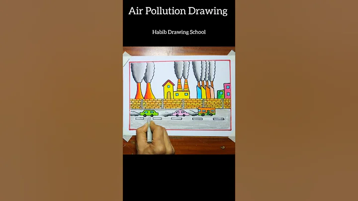 Air Pollution Drawing #shorts #drawing #pollution