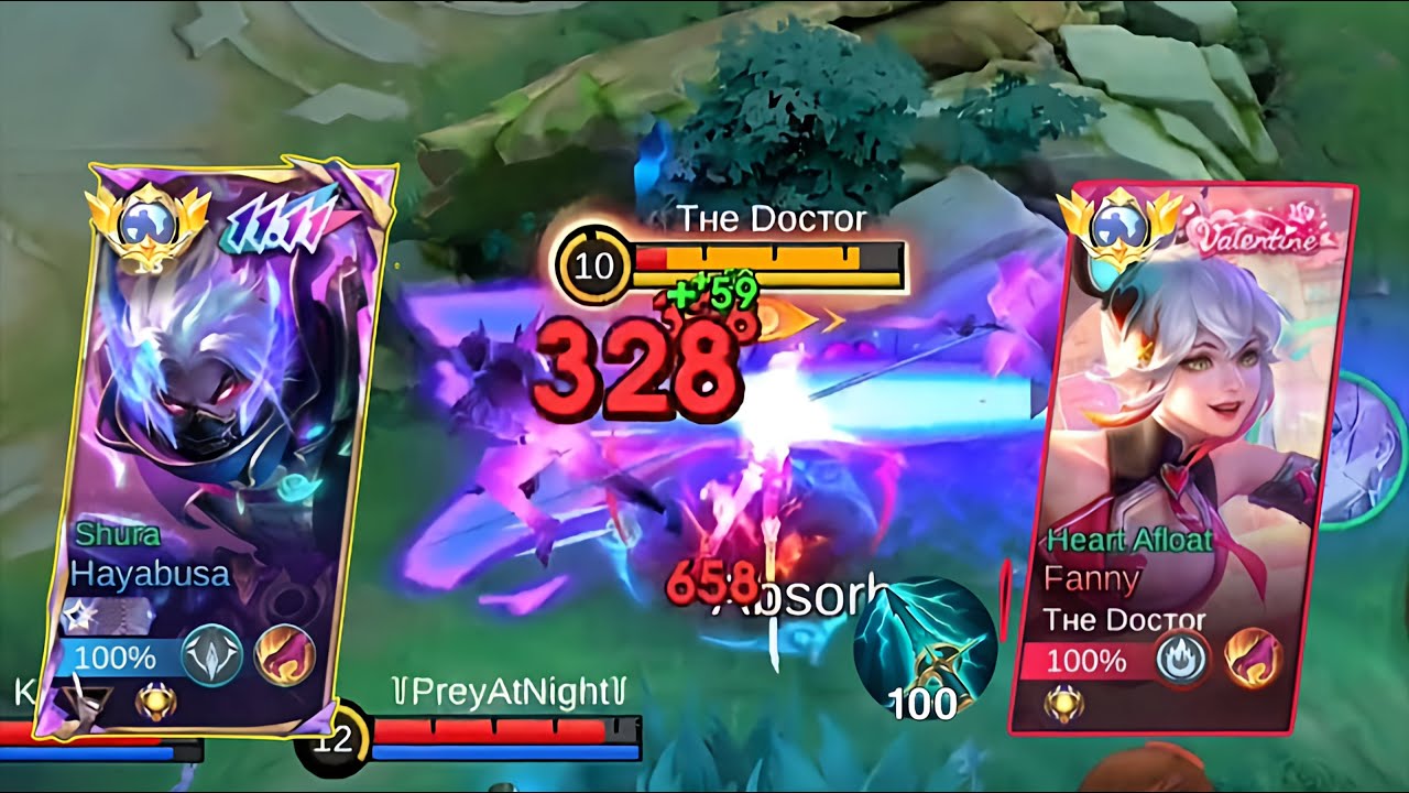 HAYABUSA VS FANNY  ENEMY THOUGHT THEY GOINNA WIN THIS  THAN THIS HAPPENED →