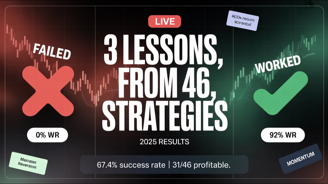 🔴 LIVE: What I Wish I Knew About Algo Trading in 2026