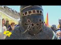 Medieval Combat Championships: modern-day knights compete at Spain's Belmonte Castle