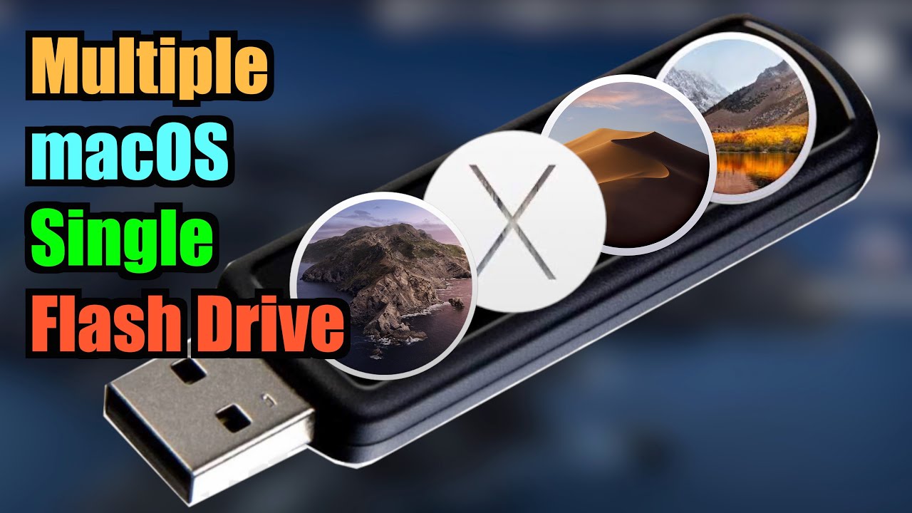 Har det dårligt Seaport Grønthandler How to create Multiple bootable macOS in a Single USB - YouTube