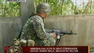 24 Oras: Hinihinalang kuta ni MNLF Commander Ustadz Habier Malik, pinalibutan ng militar