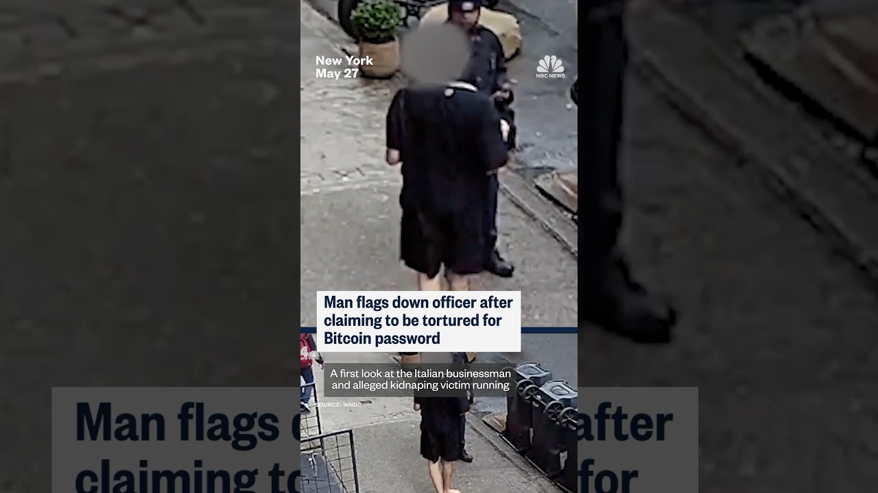 Man flags down officer after claiming to be tortured for Bitcoin password -  YouTube