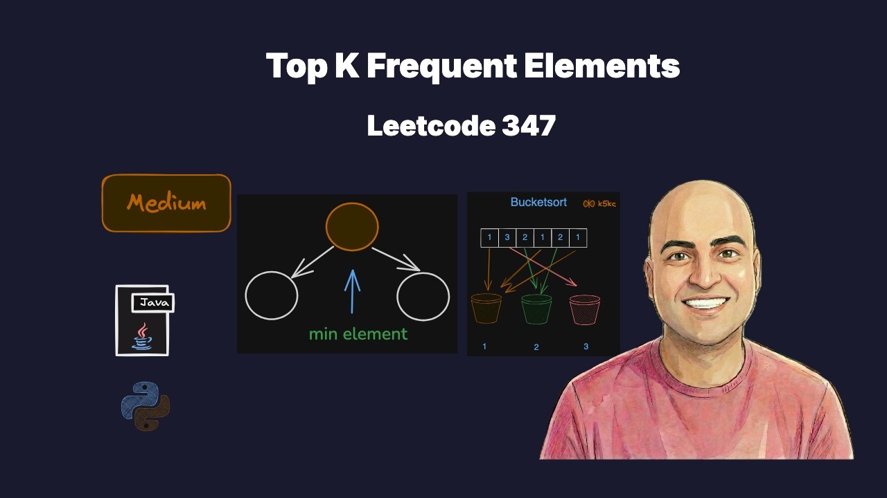 Top K Frequent Elements - Leetcode 347 | 4 Approaches including Min ...