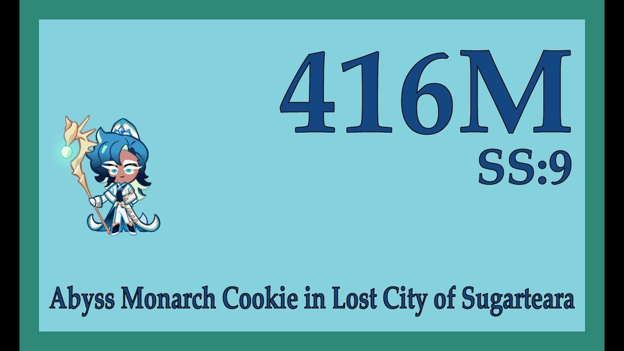 CROB Abyss Monarch Cookie in Lost City of Sugarteara | Jinx | Cookie ...