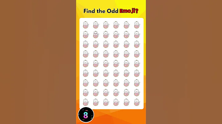 🧐 Only Smart Eyes Can Find the Odd Emoji! #shorts #findtheoddone #oddoneout