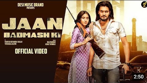 JAAN BADMASH KI ! Raj Mawar I Vishaka Jaatni I kala I Ashu | New Haryanvi Song 2023