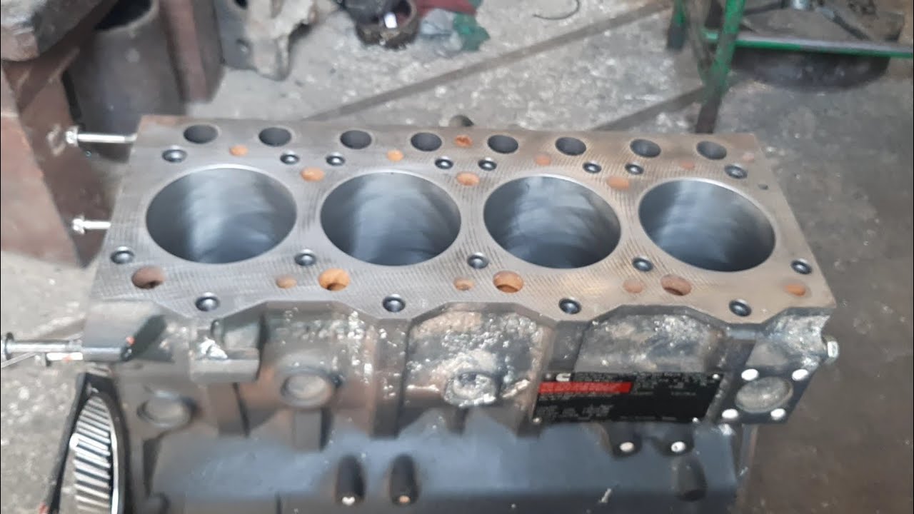 Reborring Engine Cummins engine. model - B 3.3. sleaves fitting & reboring | engine ...