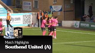 HIGHLIGHTS: Southend United 2-4 Barrow AFC