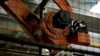 Robotic Palletizer by Middle East Factory for Machines Co. Ltd (MEMCO) KSA.