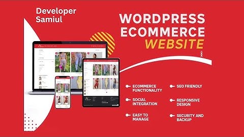 Best Freelance Web Design Services for Hire. Business website or Online store by Developer Samiul