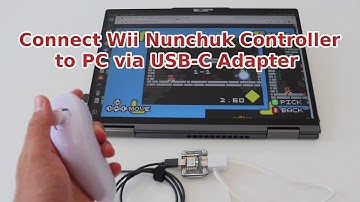 Connect Wii Nunchuk Controller to PC via USB-C Adapter ANAVI Handle #opensource #godot #tinycrate
