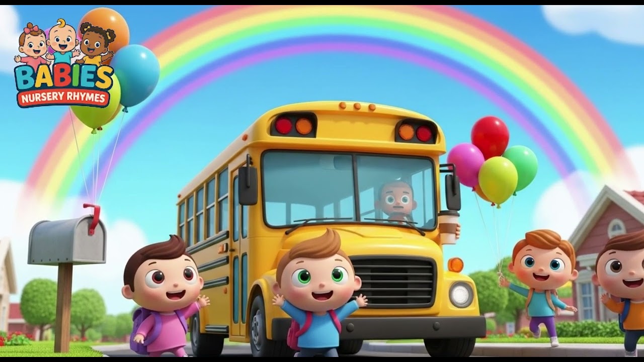 Wheels on the bus compilation song for kids