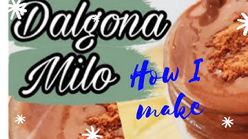 DALGONA MILO W/OUT MIXER & OVALETTE