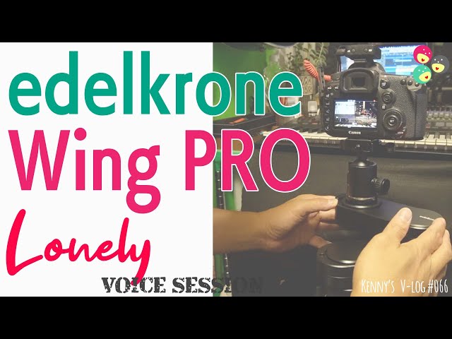 edelkrone Wing PROのレビュー。ちょっとしたスライド効果を得たいので