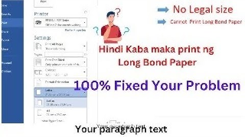 No legal Size option on your Word and Excel (FIXED)