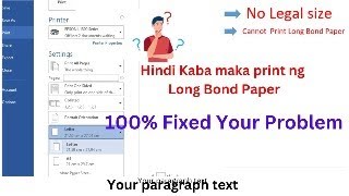 No legal Size option on your Word and Excel (FIXED)