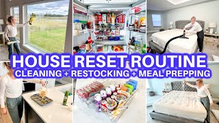 🏡 CLEAN WITH ME + ORGANIZE + HOUSE RESTOCK RESET | CLEANING MOTIVATION |JAMIE'S JOURNEY|SUNDAY RESET