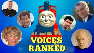 ALL JAMES THE RED ENGINE VOICES RANKED