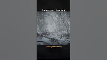 Real Landscapes: Valley Forest - Powered by #AmplifyShaderEditor for #unity3d