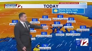 WPRI 12 Weather Forecast 26 Comfy Dry This Weekend Rain Arrives Sunday Night