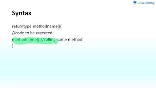 Core Java in Detail - Recursion