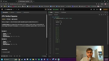 Daily Coding (day 77) - Perfect Squares
