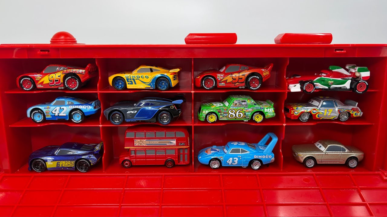 Organizing 24 Disney Pixar Cars Tomica into Mack Hauler | Lightning McQueen, Mater & Friends