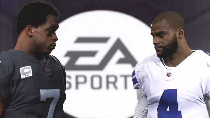 Madden NFL 25 - Las Vegas Raiders Vs Dallas Cowboys PS5 Simulation (Madden 26 Rosters)