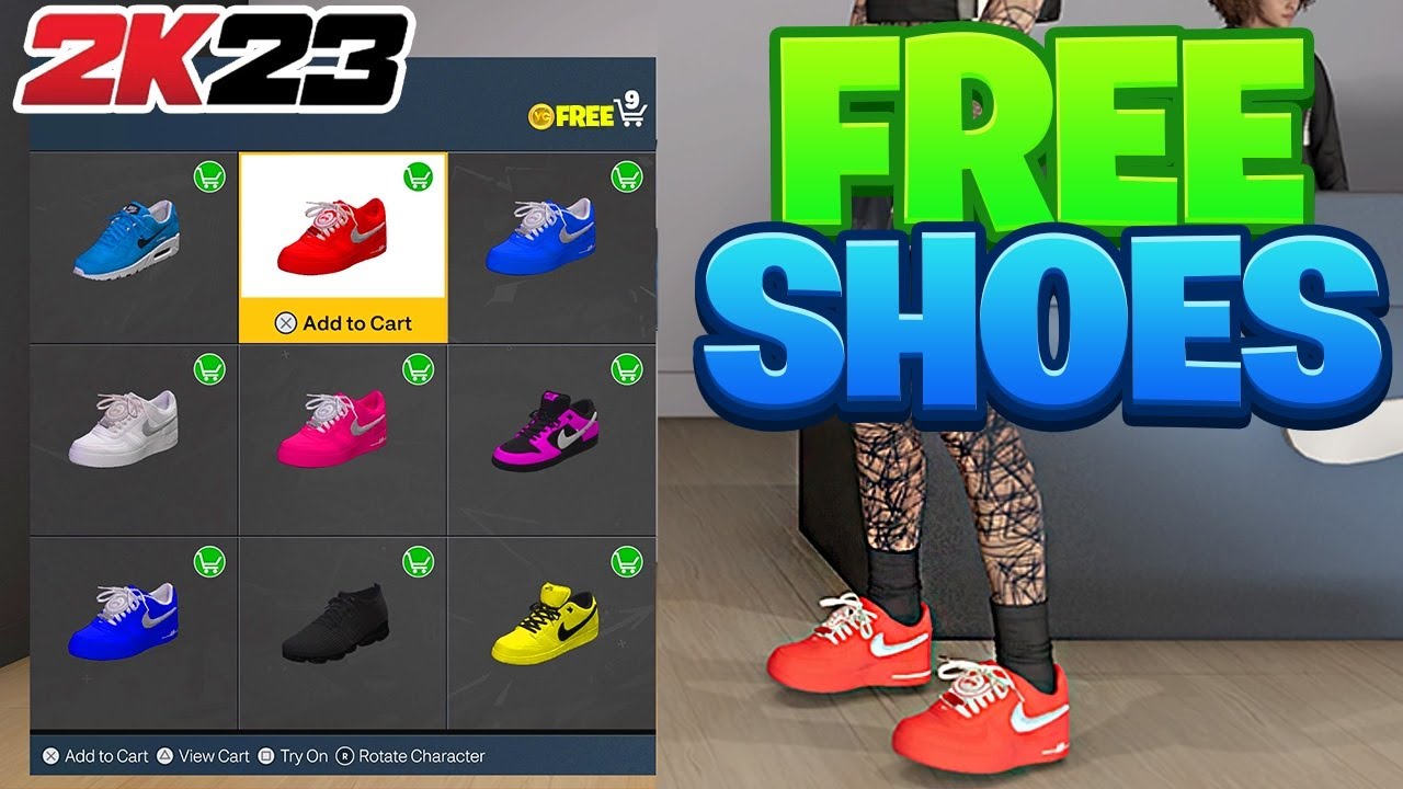 *NEW* NBA 2K23 FREE UNLIMITED SHOES METHOD! HOW TO GET FREE SHOES IN