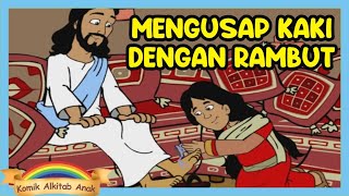 TUHAN YESUS MENGAMPUNI PEREMPUAN BERDOSA Minyak Mahal film animasi cerita alkitab sekolah minggu