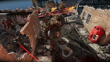 FALLOUT 4 | NPC Battle - Brotherhood vs Super Mutants