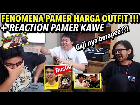 PAMER DI KONTEN BERAPA HARGA OUTFIT LO!!!! + REACTION