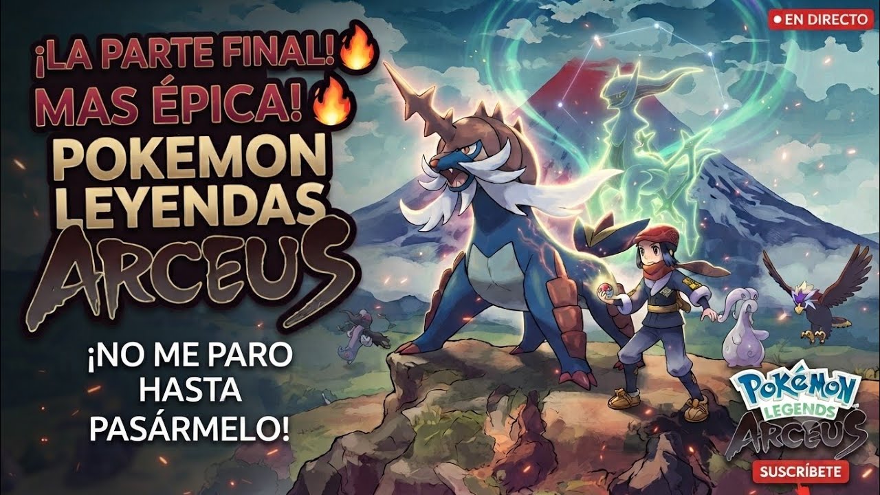 ¿CUÁNTAS HORAS ME TOMARÁ? ⏳No me voy a levantar de la silla hasta pasárme el LEYENDAS PÓKEMON:ARCEUS