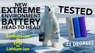 Sodium-ion battery TEST vs LTO (Lithium Titanium Oxide) vs Lithium-ion (NMC) -22deg cold & warm.[4K]