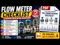 Flow Instrument Pre-Commissioning Checklist Explained | Flow Meter Commissioning Guide | With PDF