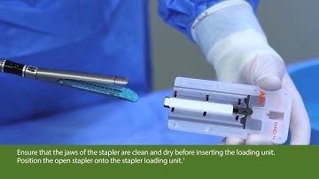 PERI-STRIPS DRY Staple Line Reinforcement with VERITAS Collagen Matrix Gel Preparation Video