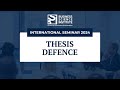 Thesis defense quoc duy vo  international seminar 2024