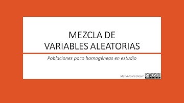 Mezcla de variables aleatorias